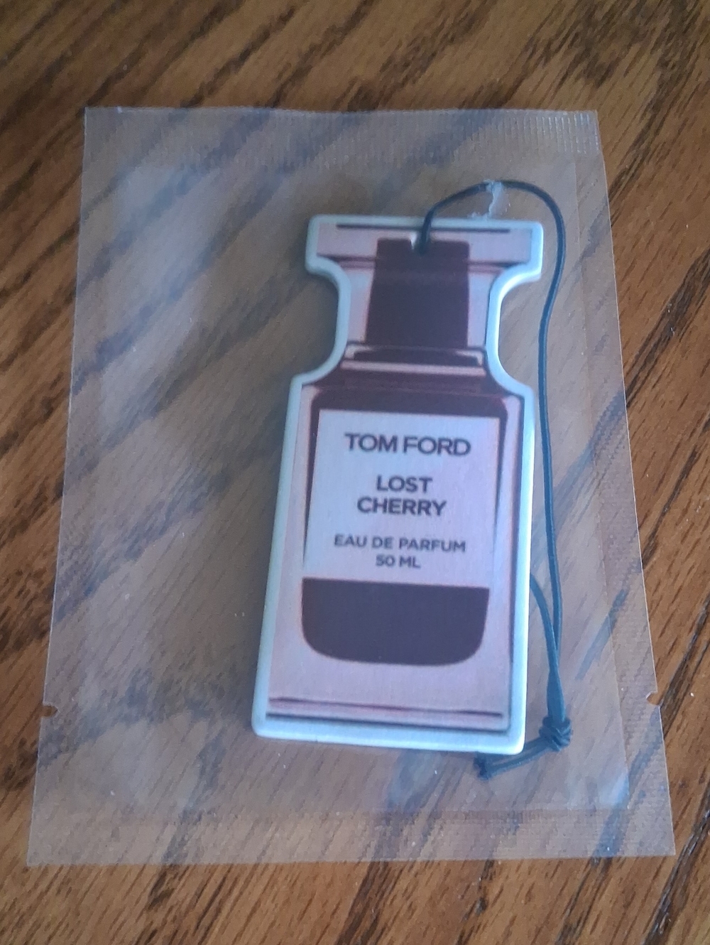Tom Ford Lost Cherry Air Freshener - Pink and Burgundy Bottle